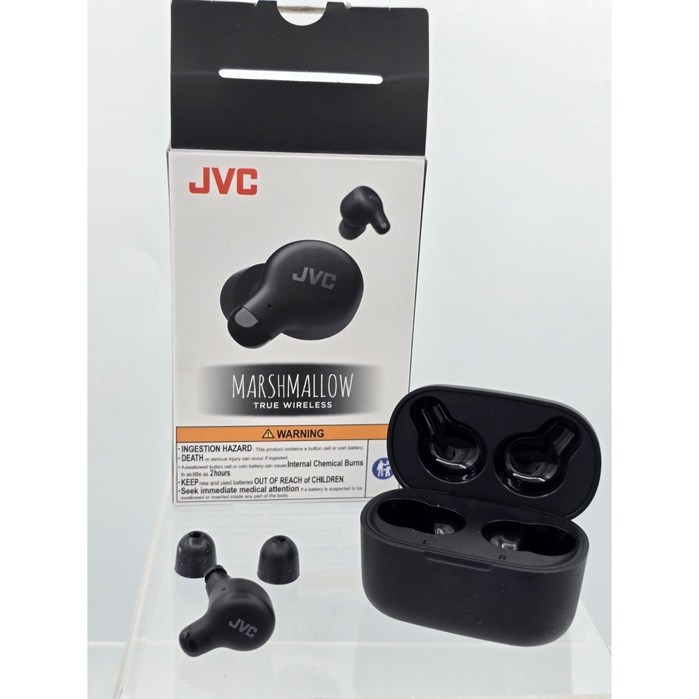 JVC‎ Marshmallow Wireless 28 Hours Comfort LEFT EARBUD + CASE ONLY BUNDLE